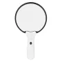 Handheld 135mm Large Lens Magnifying Glass with 10x 20x 45x Magnification LED and UV Light for Reading and Antique Appraisal