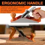 Pony Jorgensen No.4 Smooth Plane 10\ Wood Planer Hand Planer for Woodworking Hand Plane Wood Plane Jack Plane for Trimming Wood Planing Craft Smoothing Plane with Ductile Iron Body Adjustable Cutting Depth