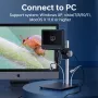 INSKAM 331-A 1600X 12MP HDMI USB Digital Microscope Camera 7\ LCD Screen Display THT SMD Soldering Tool Jewelry Appraisal Phone Repair