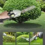 Cordless Hedge Trimmer and Lawn Clippers Set 18-21V Lithium Battery High Carbon Steel Blades Lightweight Design Quick Charging for Gardening