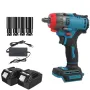 Chiave elettrica ad alta potenza a doppio uso da 520 N.M con testa di conversione multifunzionale, set completo di 26 punte, batteria ad alta resistenza da 15000 mAh, essenziale per il fai da te e il cantiere.