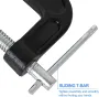 2/3/4/5/6 Inch C Clamp Heavy Duty Steel G Clamp Woodworking Clamp Fixed Fixtures Hardware Tool