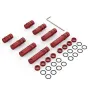 ENJOYWOOD 8PCS Non-Slip Aluminum MFT Table Workbench Bench Dogs Bench Dog Clamps Workbench Positioning Planing Stops