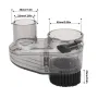Sepatu Debu Router CNC Diameter 45mm/52mm ABS Bening dengan Selang 38mm Sikat Nilon Berkualitas Tinggi Tinggi Penyesuaian Magnetik untuk Motor Spindel