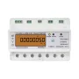 WIFI Remote Control Single Phase AC 220V 100A Energy Meter kWh Manual Switch ON/OFF Counter Consumption Electricity Wattmeter