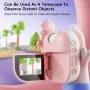 Children's Digital Microscope 362 1000X Magnification 1920*1080P 2MP Camera 2.0-inch IPS Screen LED Light Portable Handheld STEM Tool for Kids
