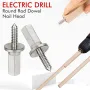 Woodworking Adjustable Dowel Maker Jig 7mm-18mm Carbide Blade Double-edged Cutting Aluminum Alloy Electric Drill Milling Tool