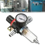 AFR-2000 1/4\\ Air Compressor Filter Water Separator Trap Tools Kit Regulator Gauge