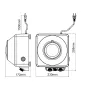 Centrifuga da laboratorio elettrica per studi medici, siero isolato PRP con provetta da centrifuga da 5 ml, 10 ml e 15 ml