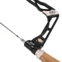 HONGDUI KM-19 6 Inch Coping Fret Combo Saw Coping Saw Coping Frame and Extra 3pcs Replacement Blades Set for Woodworking Plastic Rubber and Soft Metal Cutting