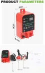 10km Farm Electric Poultry Equipments Portable Power Solar Panel Electric Fence Energizer Metal Garden Fence Fence Accessories