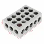 Machifit 2pcs 1x2x3 Inch Blocks 23 Holes Parallel Clamping Milling Tool Precision 0.0001 Inch