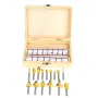 15pcs 1/4 Inch Shank Router Bits Set Carbide Trimming Machine Tool Set for woodworking
