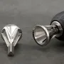 1Pc Deburring External Chamfering Tool Hss Triangular Handle / Hexagonal Handle Pagoda Metal Steel Step Drill Bit Hole Drill Conical Drill Countersink Hole