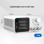 WANPTEK Laboratoriumvoeding 150W 300W 360W Laboratorium schakelende voeding 30V 60V 120V 3A 5A 10A Instelbare digitale bronspanningsstabilisator EU-stekker =