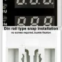 40A 63A Rated Current Automatic Reclosing Protector with Overvoltage Undervoltage Overcurrent Protection Real-Time Dual Digital Display Adjustable Current 230-280V Voltage Protection