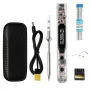 SEQUER SI012 Pro Max TS-B2 Saldatore OLED portatile con luce ambiente colorata Menu cinese, inglese e russo Punte per saldatore TS applicabili Supporto PD|QC|Alimentatore a batteria 3S-6S