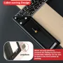 Multifunctional Right Angle Ruler High Carbon Steel 1.5mm Thickness Aluminum Handle 300mm/400mm for Woodworking and Construction