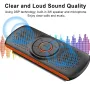 Car Bluetooth Speaker for Cell Phone Portable Bluetooth Handsfree Kit Wireless in Car Speakerphone Music Player with Visor Clip Supports Siri Google Assistant TF Card Playback