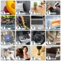 CROSSGUN Mini Turbo Blower Jet Electric Blower Rechargeable Compressed Air Dust Cleaner Rechargeable Rechargeable Portable Turbo Fan
