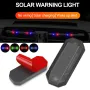 Car Mini LED Solar Power Warning Light Night Security Simulated Alarm Wireless Anti-theft Lamp Strobe Dummy Alarm Lamp for Car Motorcycle Bike