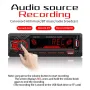 1Din Car Stereo Bluetooth MP3 Player FM Receiver High Power 4 x 60W AUX USB TF Card Hands Free Calling LCD Screen EQ Sound Effects