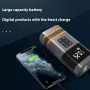 2 In 1 Portable Car Air Pump Emergency Jump Starter Power Bank Inflator with LED Light Fast Inflation Emergency Power Supply