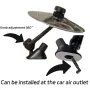 Car Crash Cymbal Air Vent Mini Drum Car Hand-shooting Cymbals Car Drum Cymbal Air Vent Musical Instrument For Car Interior