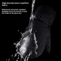 Pair Motorcycle Winter Gloves Outdoor Ski Gloves Warm Non-Slip Extended Wrist Windproof Gloves Electric Motorbike Thickening Gloves