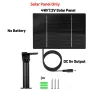 Portable Solar Power Bank D4 5V 6V Solar Battery Charger for Security Camera with DC 5521 Output 4W Solar Panel Battery Charger