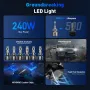 NOVSIGHT A500-T1 240W High Power 2pcs 50000 LM Car LED Headlights 6500K Cool White IP68 Waterproof