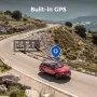 AZDOME M27 1080P Dash Cam Car DVR Rear Camera Built-in GPS WIFI G-Sensor 3inch IPS Screen Driving Recorder Parking Monitor Loop Recording