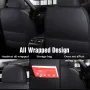 Eluto 5 Seats Car Seat Covers Universal PU Leather Seat Cushion Non-slip Protector Mat