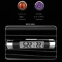Car Air Outlet Thermometer Time Display High Precision Electronic Digital Car Clock LED Thermometer with Back Luminous