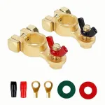 Car Battery Negative Switch To Prevent Loss And Leakage Battery Top Column Battery Clip Solid Brass Clip Connector