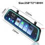 9.66\ Android Driving Recorder Dual Recording High Definition Reversing Image Mobile Phone Interconnection Streaming Media Driving Recorder
