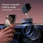 Vacuum Suction Magnetic Phone Holder 360 Degree Rotation Handsfree Magnetic Foldable Phone Mount for Car/Smooth Surface