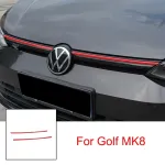 Car Front Bumper Grille Trim Grill Decoration Strip ABS Plastic Covers for VW Golf 8 MK8 2020-2023 Accessories