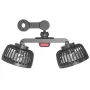 Car Fan 360° 3-speed Car Seat Back Cooling Fan USB Charge Dual Head Fan Adjustable Rotation Neck Cooler for Car Home Accessories