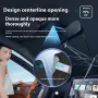 Chameleon Foldable Car Front Windshield Sunshade Umbrella UV-Reflective Laser Car Sunshade Cover Colorful Heat Insulation Silver Gel Windscreen Car Sunscreen with 360° Rotatable Handle