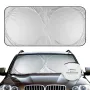 ELUTO Windshield Sun Shades is made of thick high quality silver coated polyester