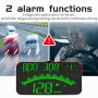 Head Up Display for Car Large Screen Digital GPS Speedometer 5.5-Inch Car Hud Head-Up Display Speeding Alarm