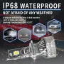 Car LED Headlamps H7 H4 110W 7600LM 6500K White Car Bulbs Lamp WaterProof IP68