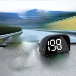 Universal Car GPS HUD Digital Speedometer Display White Light Plug and Play Big Font Car Electronics Accessories
