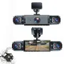 4 Lens Car Dash Cam Front Back Left Right Driving Recorder DVR Motion Detection Loop Recording Night Vision Mobile App Wide Angle Camera With / Without Wiff