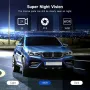 AZDOME AR12 11.26 inç Ekran Dikiz Aynası Dash Cam Park Yardımı Dokunmatik Ekran DVR Ön Arka Çift Lens WiFi GPS Kaydı Sürüş Geçmişi Takibi Sürüş Kaydedici