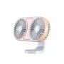 Dual-head Car Fan USB Electric Cool Fan Multi-function Car Air Outlet Dashboard Mini Fan Car Electrical Appliances