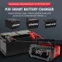 HTRC 6V 12V 24V 10A-30A Smart Repair Battery Maintainer Charger P30 Charging Charger for Car Motorcycle Boat Lead-Acid AGM Lithium LiFePo4 Battery