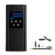 150Psi Cordless Car Tire Air Pump Inflator Pump for Car and Motorcycle Tyres 12V Electric Air Pump for Car Motorcycle with LED Light