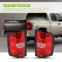 [USA Direct] Pair Tail Light No Blubs Tail Lamps Clear Lens For Chevrolet Silverado 1500 2500HD 3500HD 2007-2013